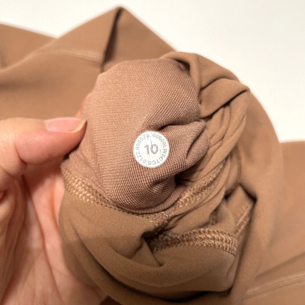 Lululemon Women's Align HR 25” Leggings Size 10 Nude Beige Double Lined Yoga - Picture 6 of 7